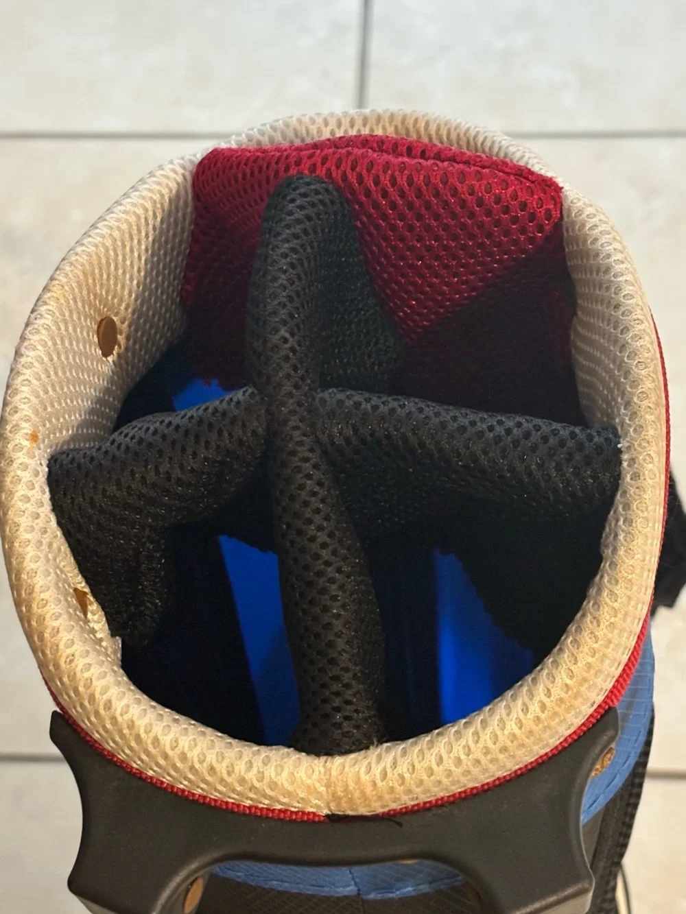 Blue Carry Golf Bag with Stand